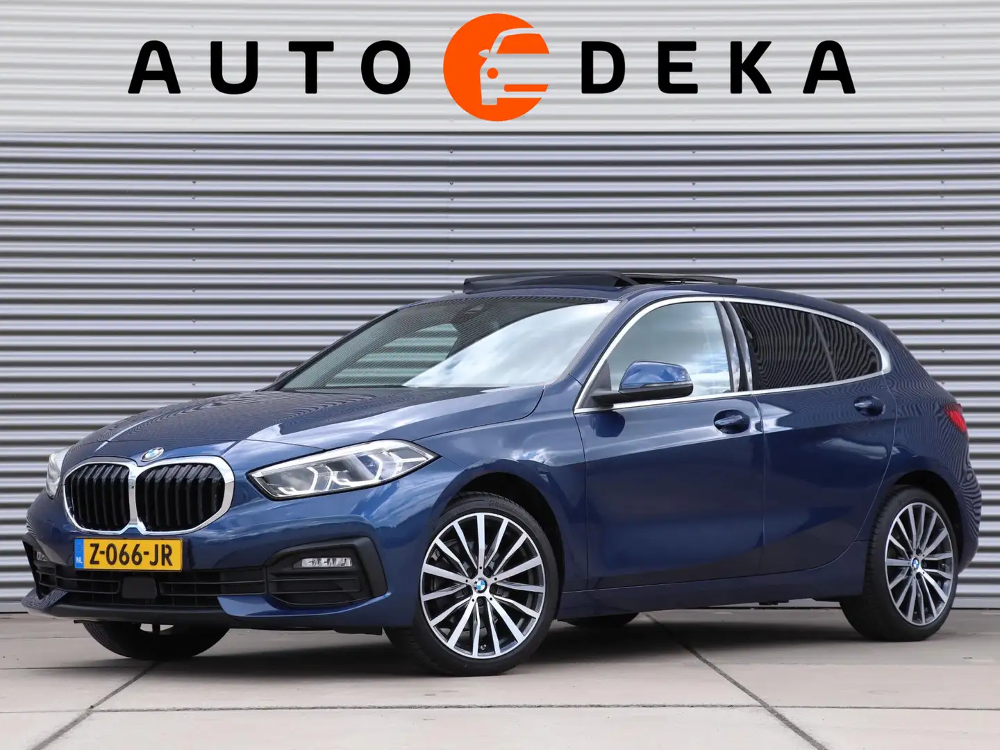 BMW 118 1-serie 118i Advantage Automaat *Panodak*Leder*Sto Blauw - 1