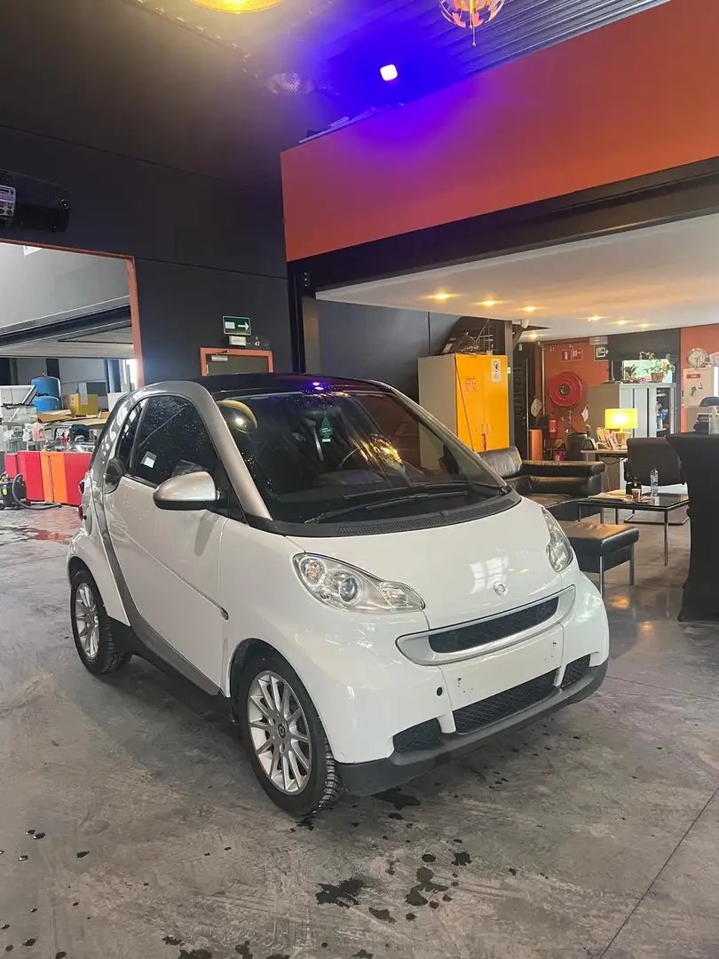 smart forTwo Coupe 1.0i AUTOMATIQUE - 95.261 KM ! A/C Blanc - 1