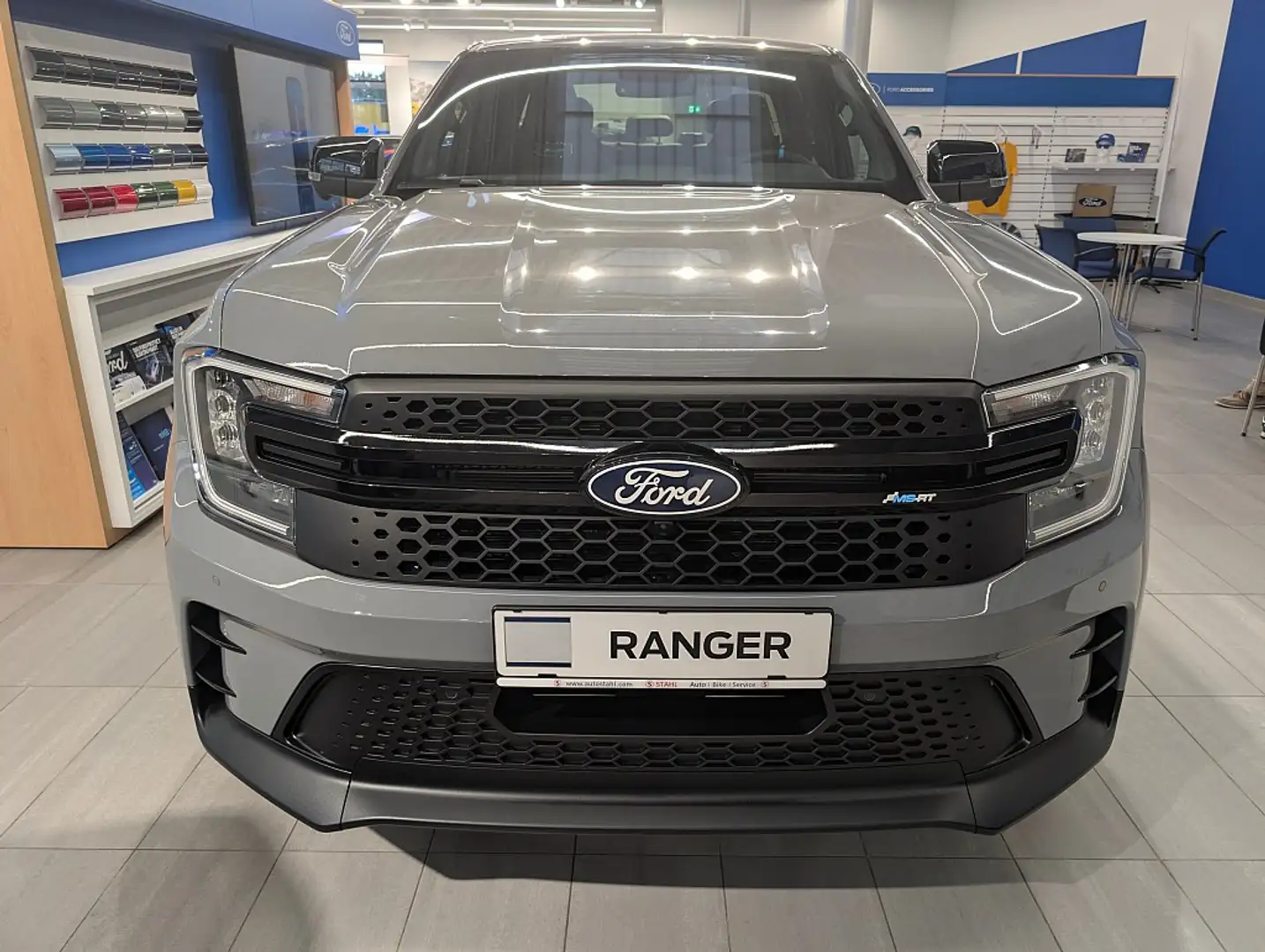 Ford Ranger Ranger Doppelkabine MS-RT e-4WD 3,0 EcoBlue Aut. Gris - 2