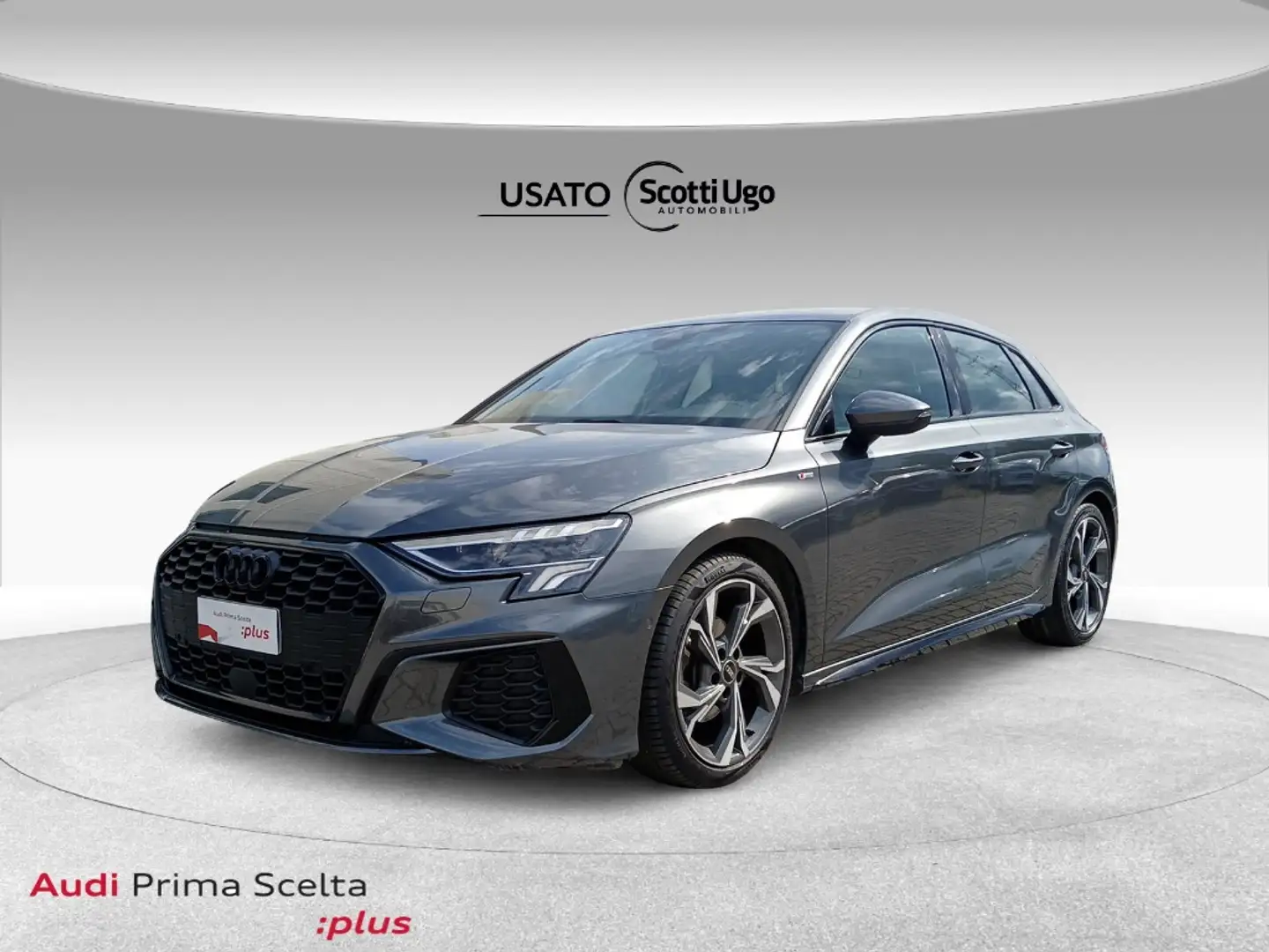 Audi A3 Sportback 35 1.5 tfsi mhev Edition One s-tronic Grigio - 1