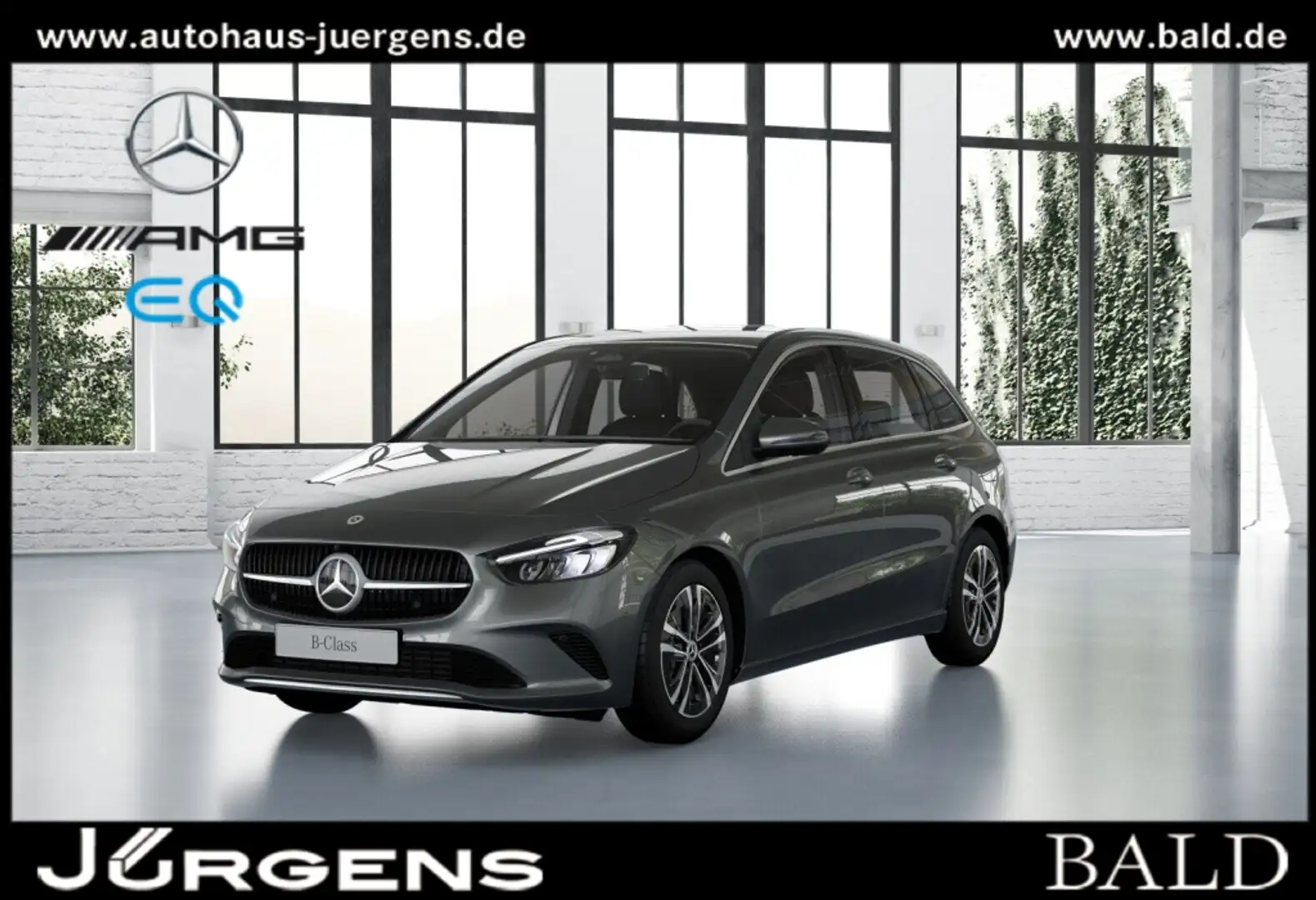 Mercedes-Benz B 200 Progressive+AHK+Cam+LED+Navi+Wide+Winter Gris - 1