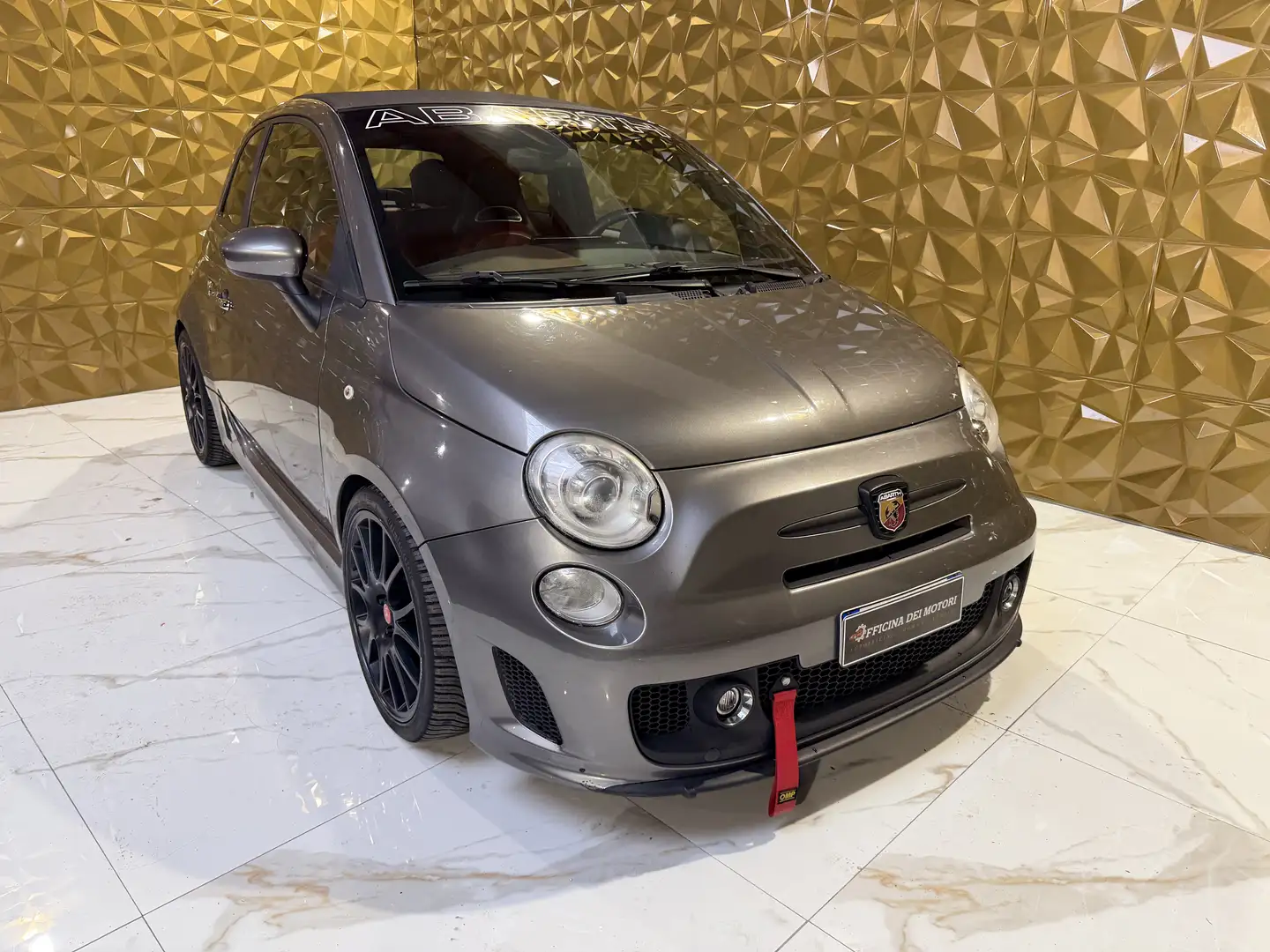 Abarth 500C 500C 1.4 16v t. t-jet bicol. 140cv MTA Gris - 1
