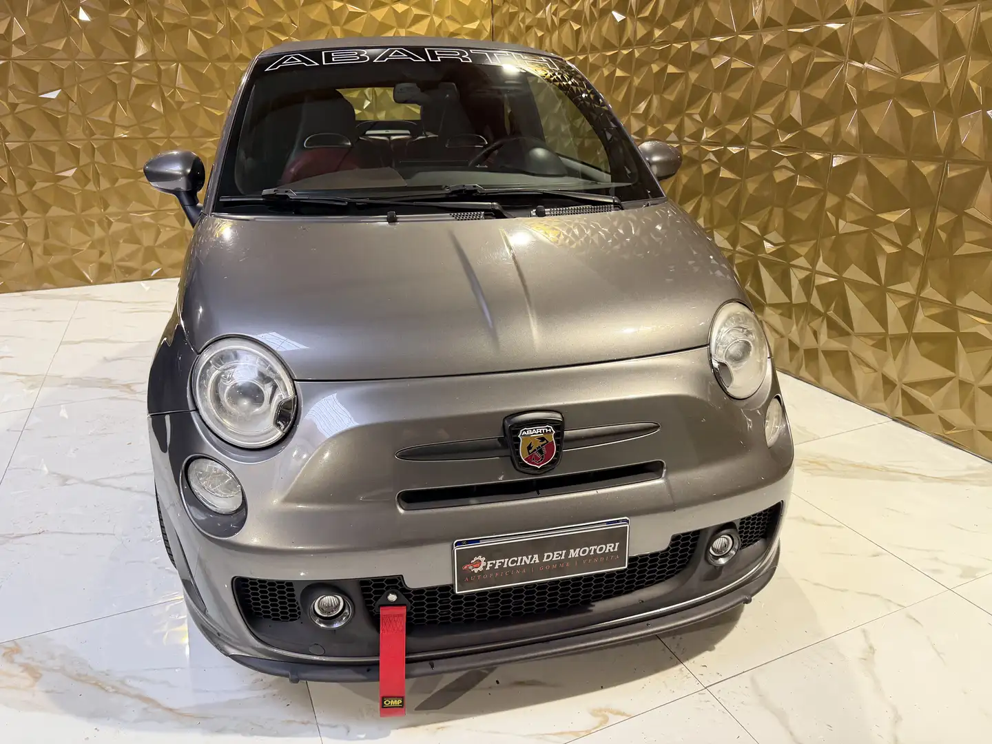 Abarth 500C 500C 1.4 16v t. t-jet bicol. 140cv MTA Gris - 2