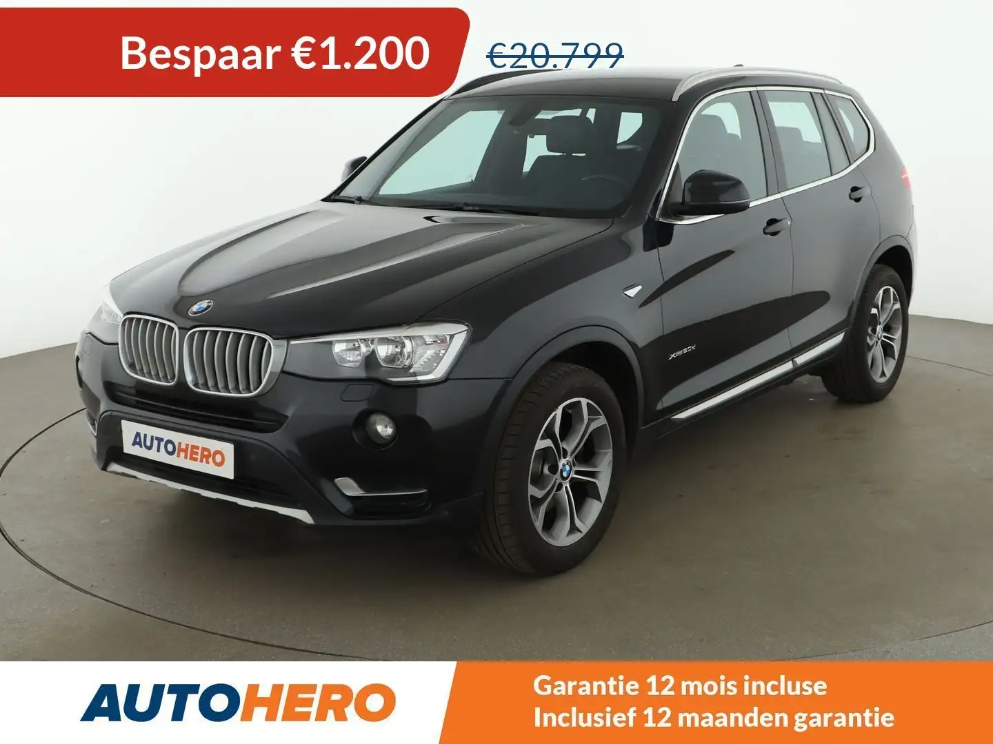 BMW X3 xDrive 20d Noir - 1