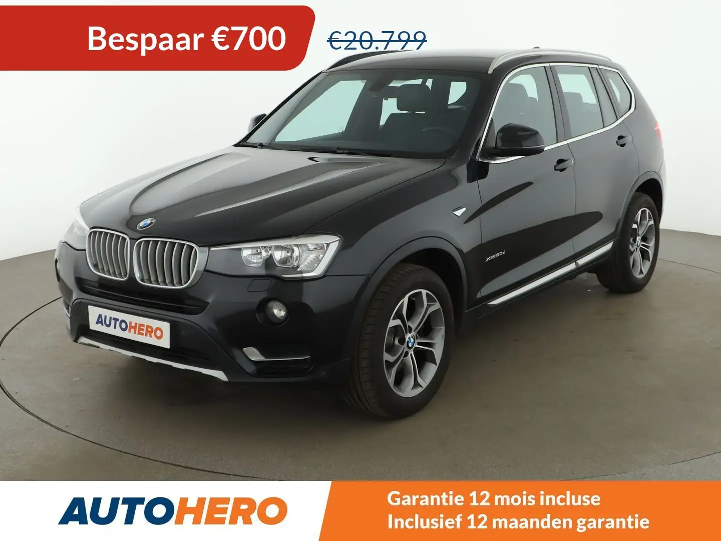 BMW X3 xDrive 20d Zwart - 1