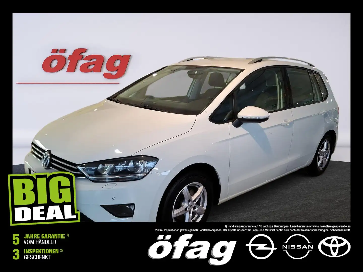 Volkswagen Golf Sportsvan Comfortline BMT 1.2 TSI Weiß - 1