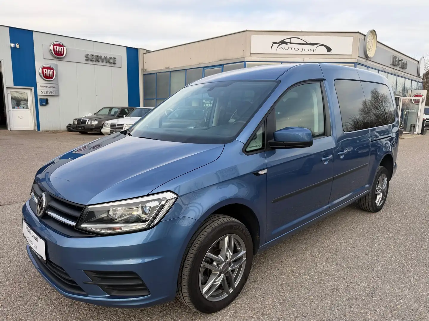 Volkswagen Caddy Maxi 4Motion*1 Besitz*TOP Zustand*7-Sitze*Tempomat Blau - 1