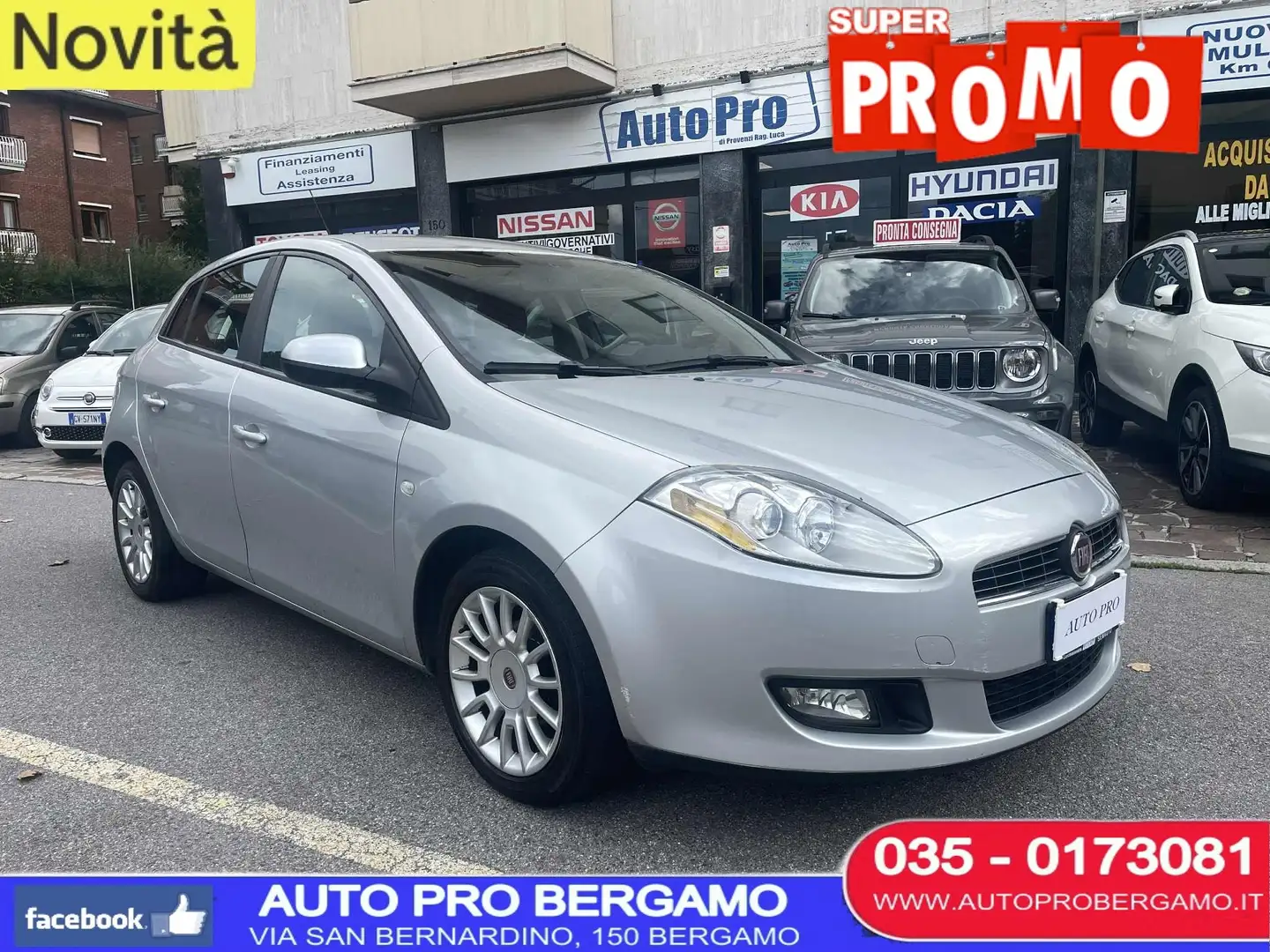 Fiat Bravo Bravo 1.4 Dynamic NEOPATENTATI OK Argento - 1