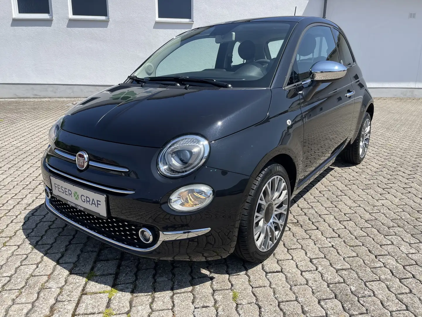 Fiat 500 1.2 8V Mirror PANO CarPlay 16 KLIMA 2.Hd. Noir - 2