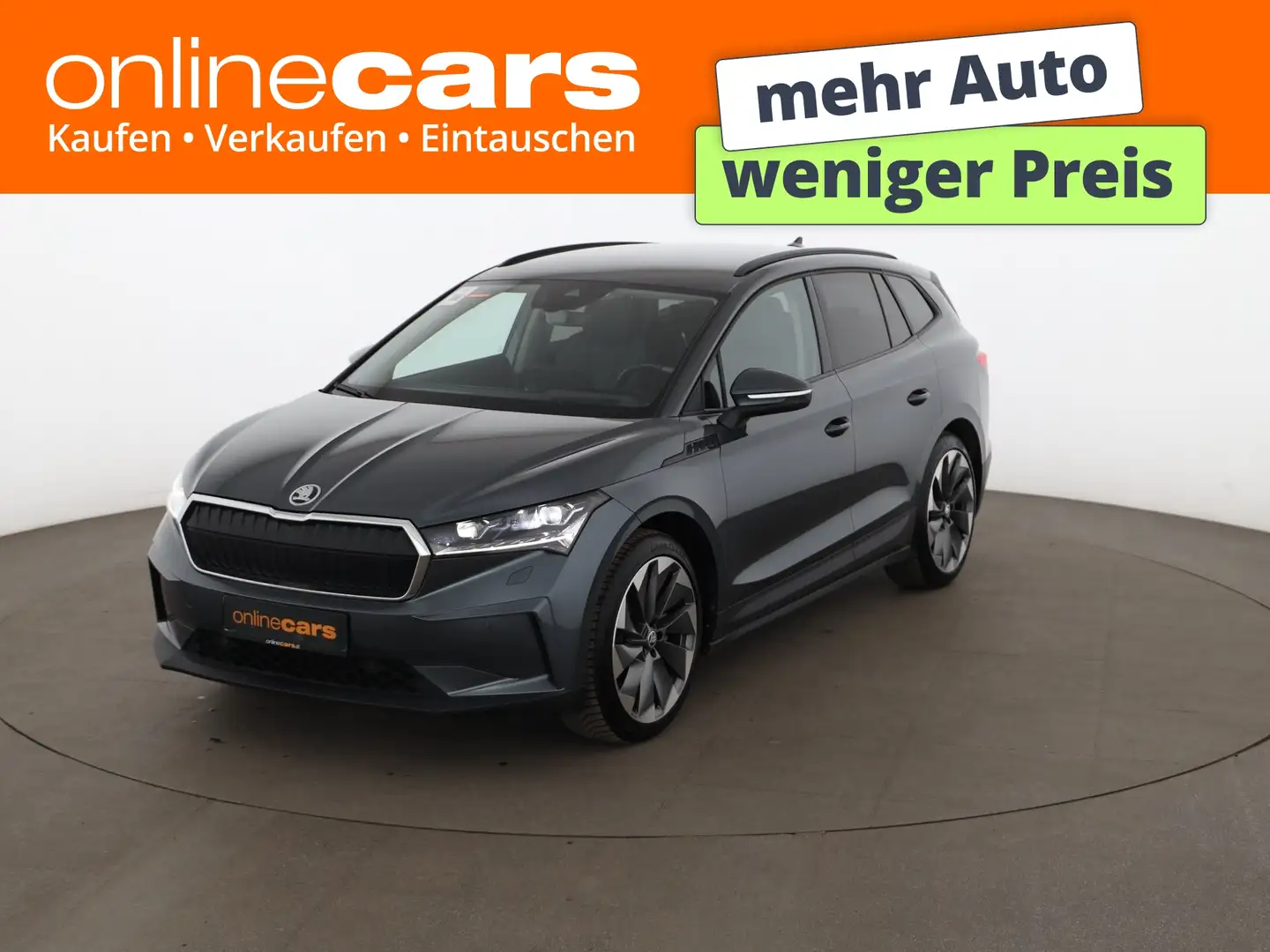Skoda Enyaq 60 Loft 62kWh Aut MATRIX HEAD-UP RADAR NAVI Grau - 1