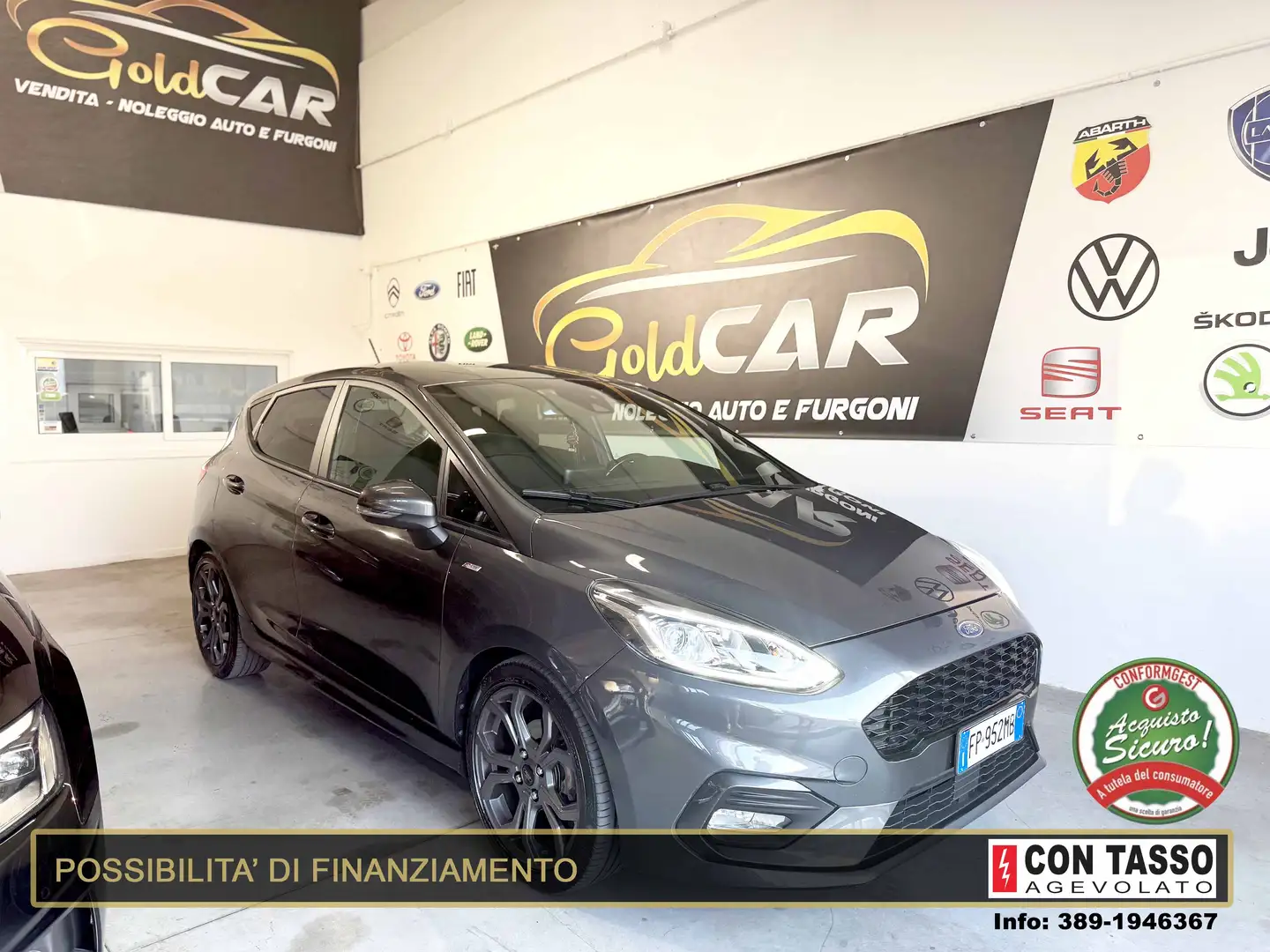 Ford Fiesta Fiesta 5p 1.5 tdci ST-Line 85cv Grigio - 1