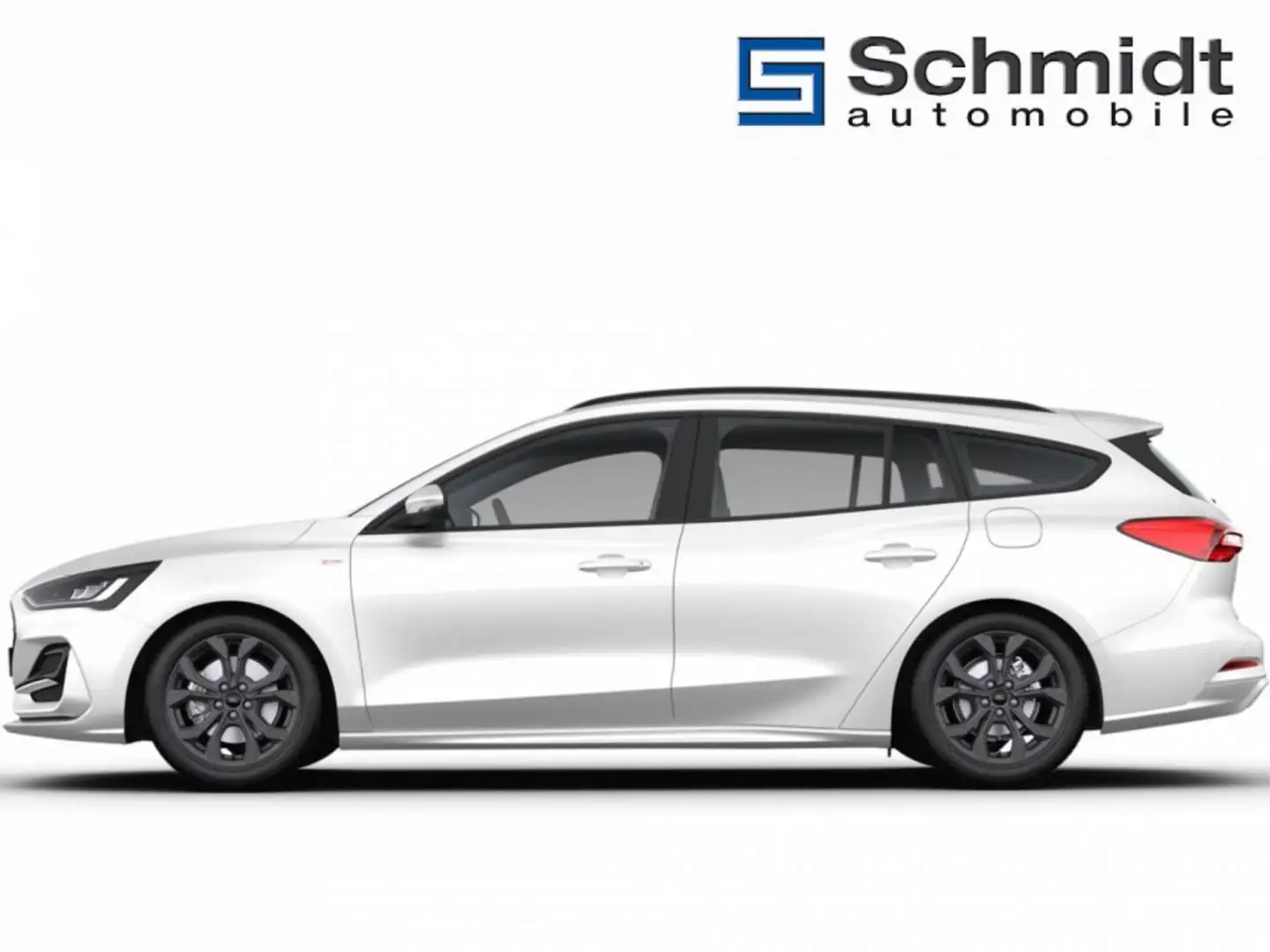 Ford Focus ST-Line Tra. 1,0 EBoost 125PS MHEV A7 F Blanc - 2