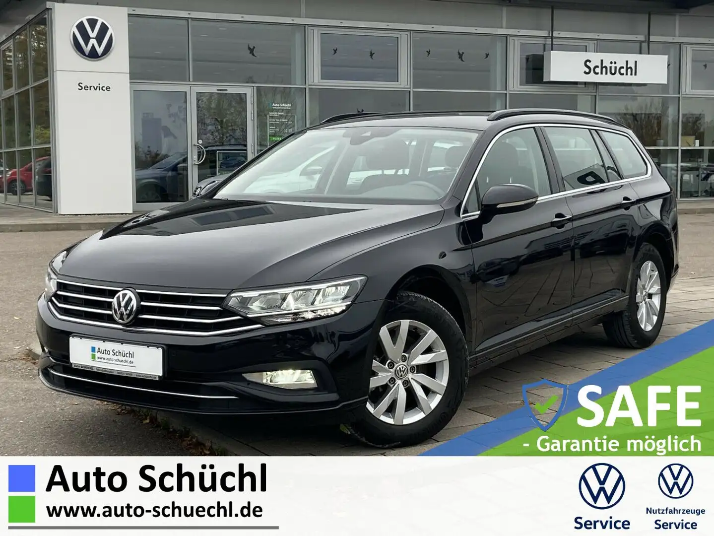 Volkswagen Passat Variant 1.6 TDI BUSINESS DSG AHK+NAVI+LED Schwarz - 1