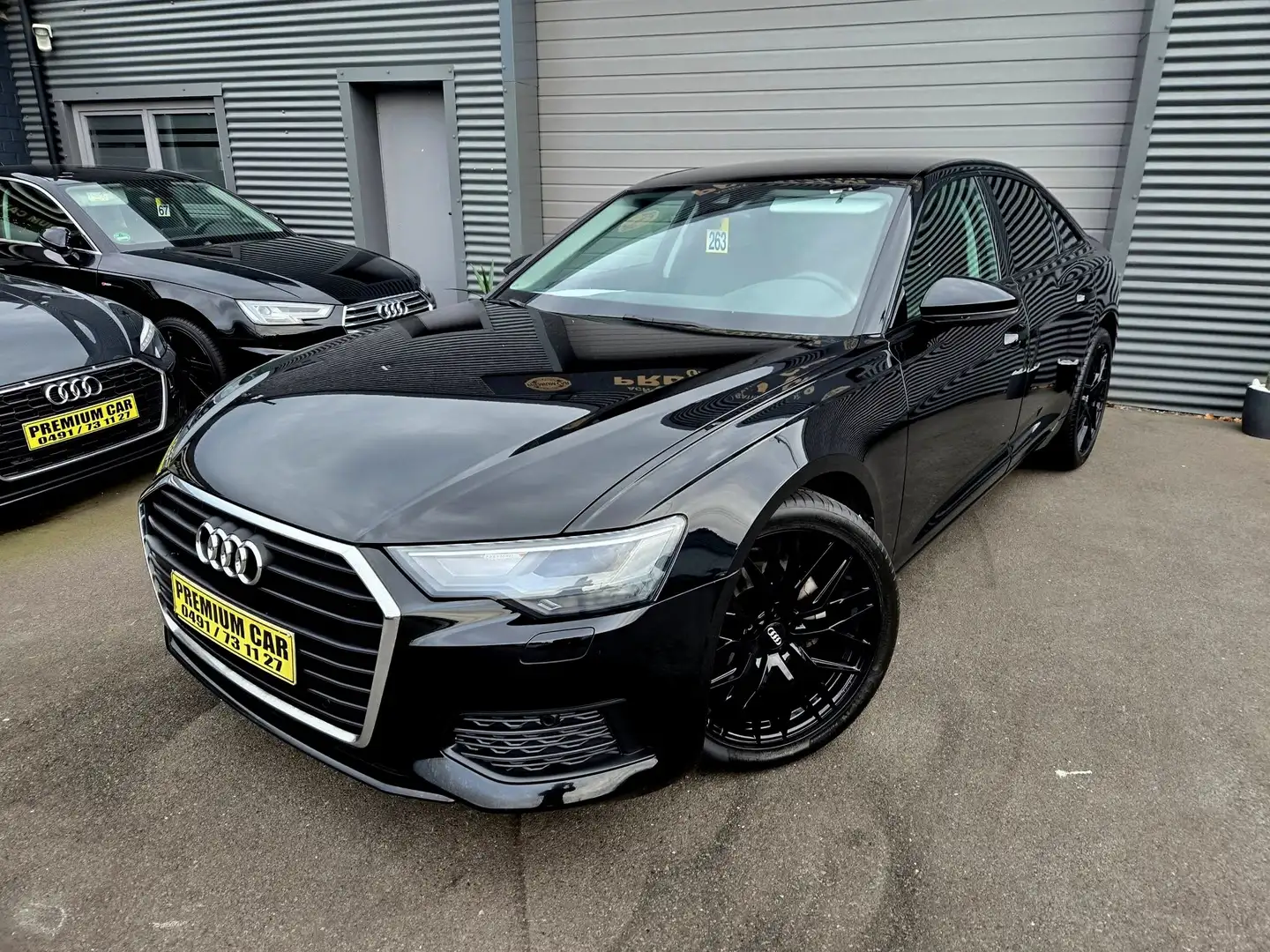 Audi A6 🔺A6*LOOK*SLINE**CAR PASS*CUIR🔺full black Schwarz - 2