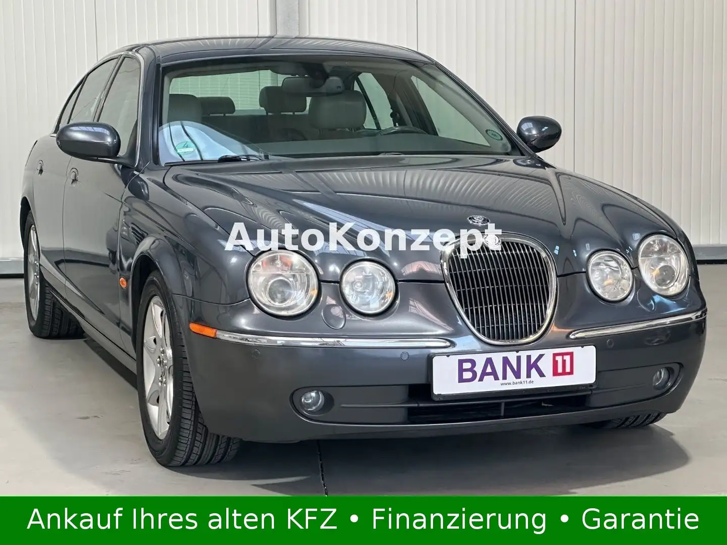 Jaguar S-Type 3.0 V6 Executive|Navi|Leder|Xenon|SHZ| Gris - 1