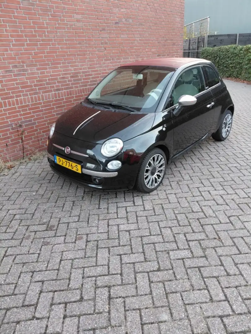 Fiat 500C 0.9 TwinAir Lounge Zwart - 1