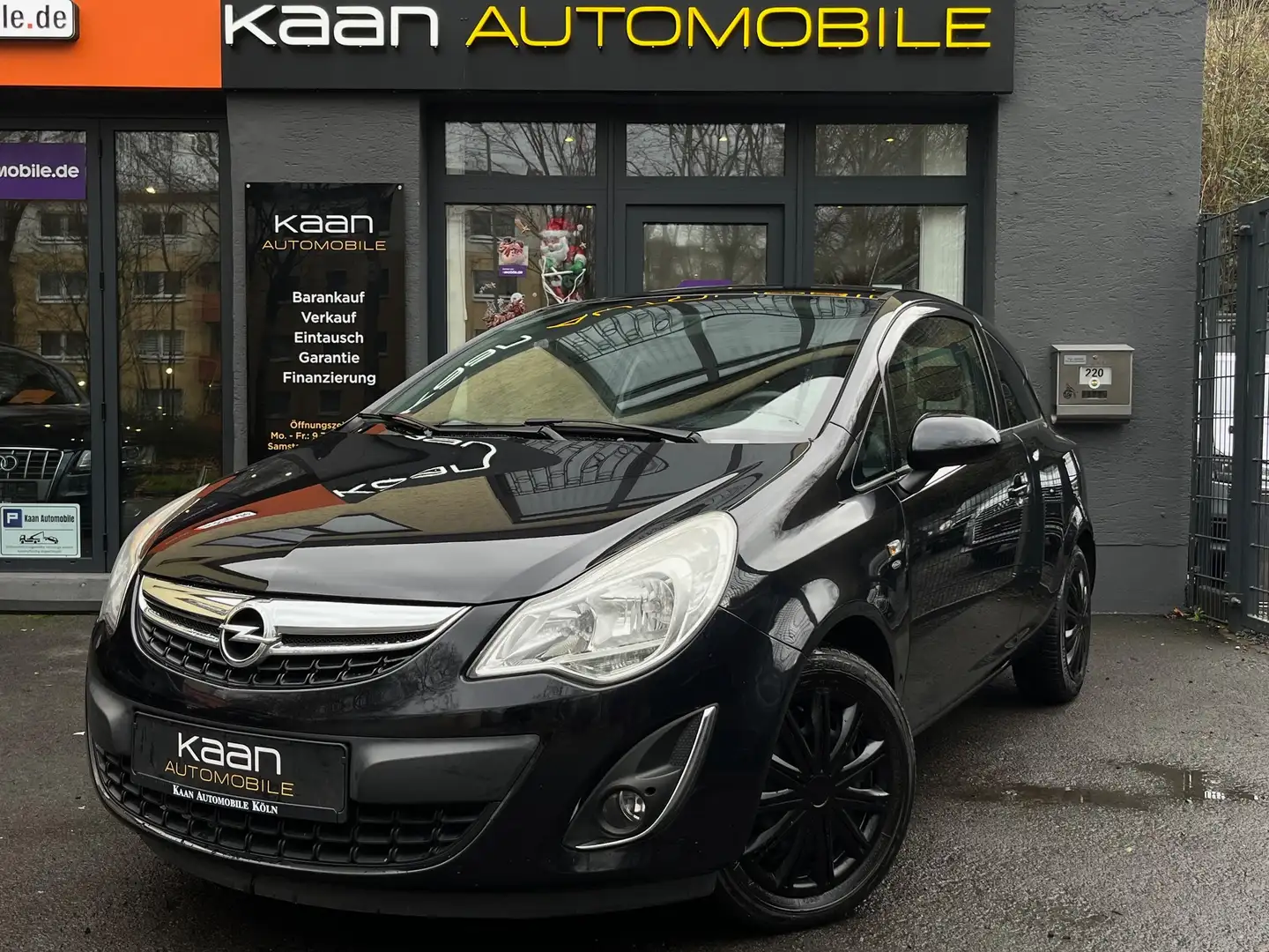 Opel Corsa D 1.2 Satellite/KLIMA/SERVO/TÜV/RADIO/CD Negro - 1