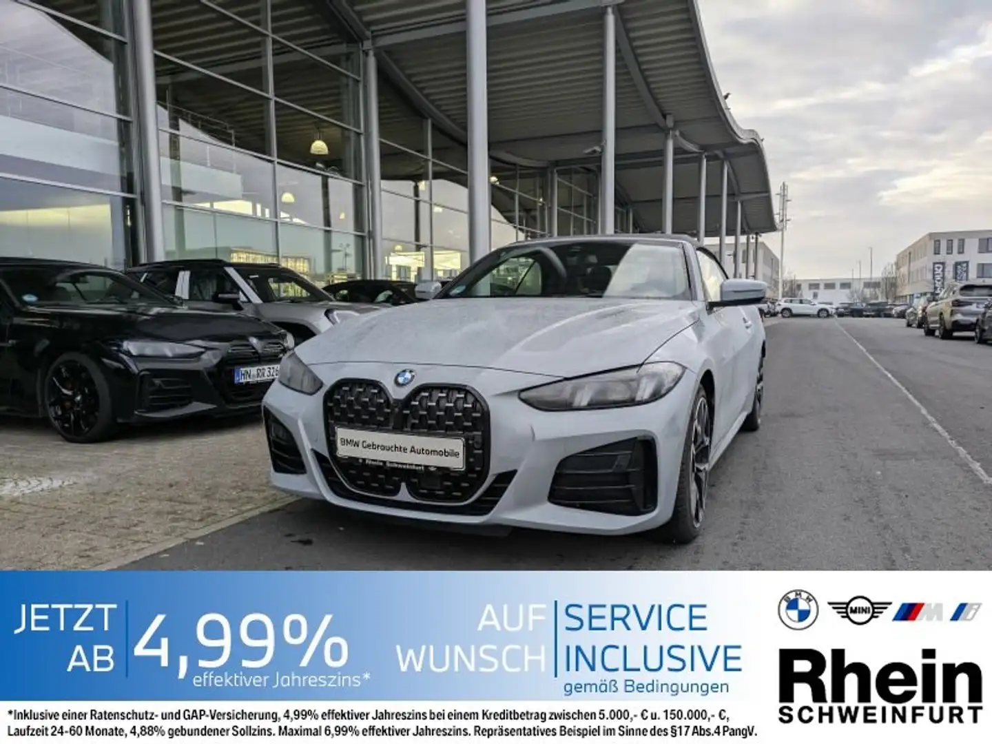 BMW 430 i xDrive Cabrio M Sport Park.Ass Plus. H&K. Grau - 1