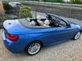 BMW 220 I AUTOMAAT  CABRIO M SPORTPAKKET FULL OPTONS Blau - thumbnail 14