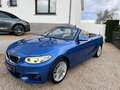 BMW 220 I AUTOMAAT  CABRIO M SPORTPAKKET FULL OPTONS Blue - thumbnail 1
