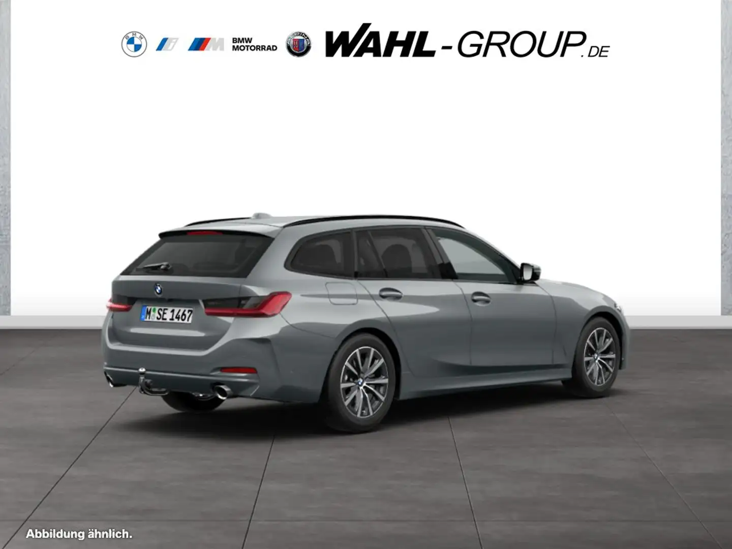 BMW 318 d Touring AHK ACC HiFi Adapt LED Innovation SHZ P Gris - 2