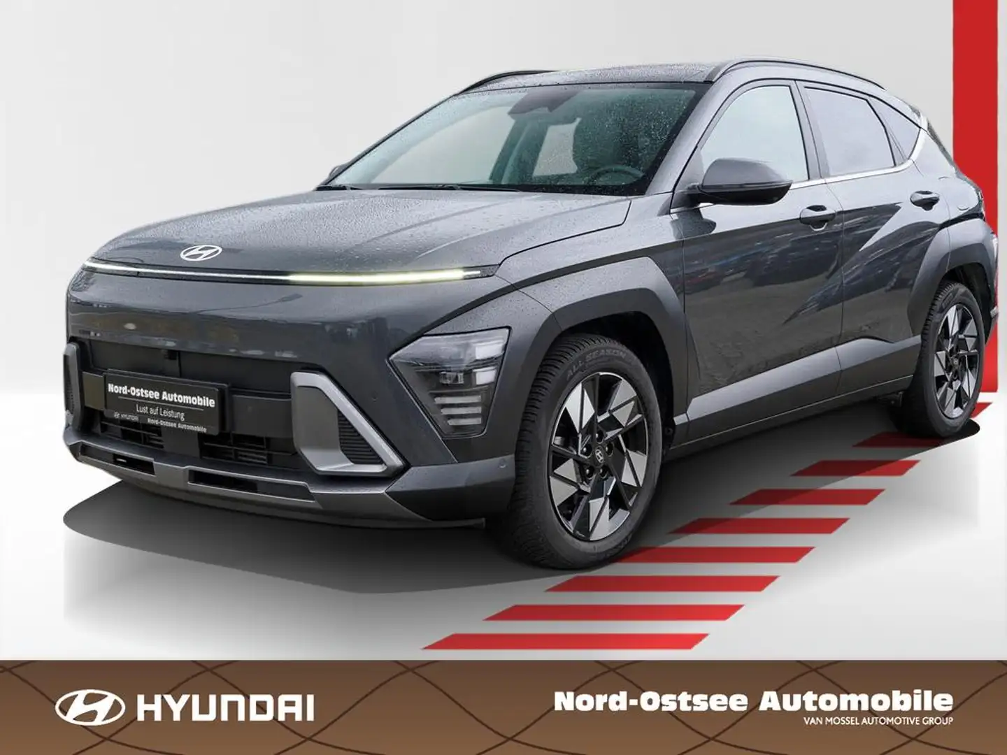 Hyundai KONA 1.6 T-GDI PRIME 2WD  KAMERA TEMPO PDC SHZ Grijs - 1