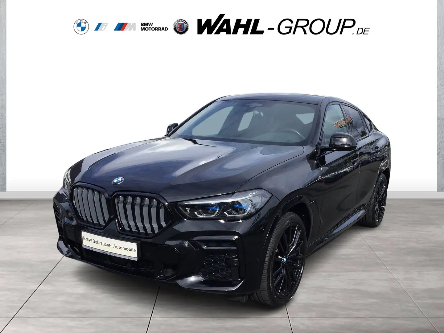 BMW X6 M50i SKY LOUNGE HUD LASER ICONIC GLOW GESTIK B&W Zwart - 1