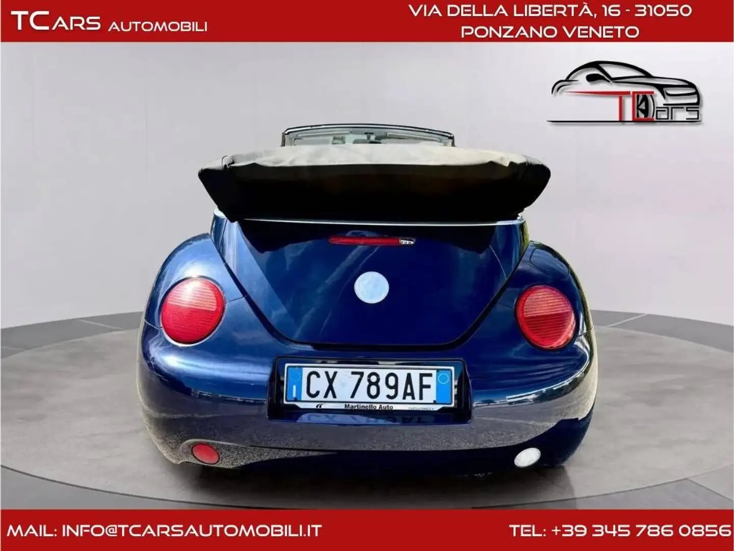 Volkswagen New Beetle VOLKSWAGEN NEW BEETLE CABRIO 1.9 TDI Bleu - 2