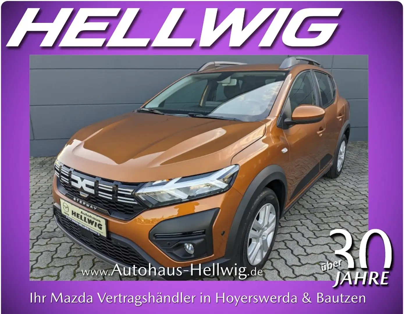 Dacia Sandero 1.0l TCe Stepway Expression Kamera Orange - 1