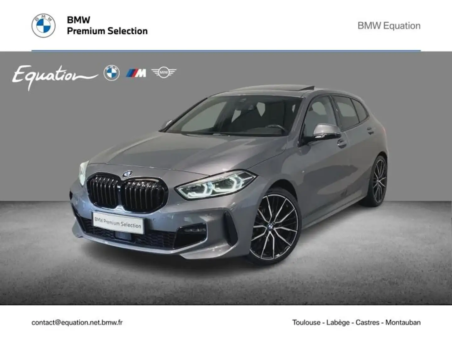 BMW 118 118iA 136ch M Sport DKG7 Gris - 1
