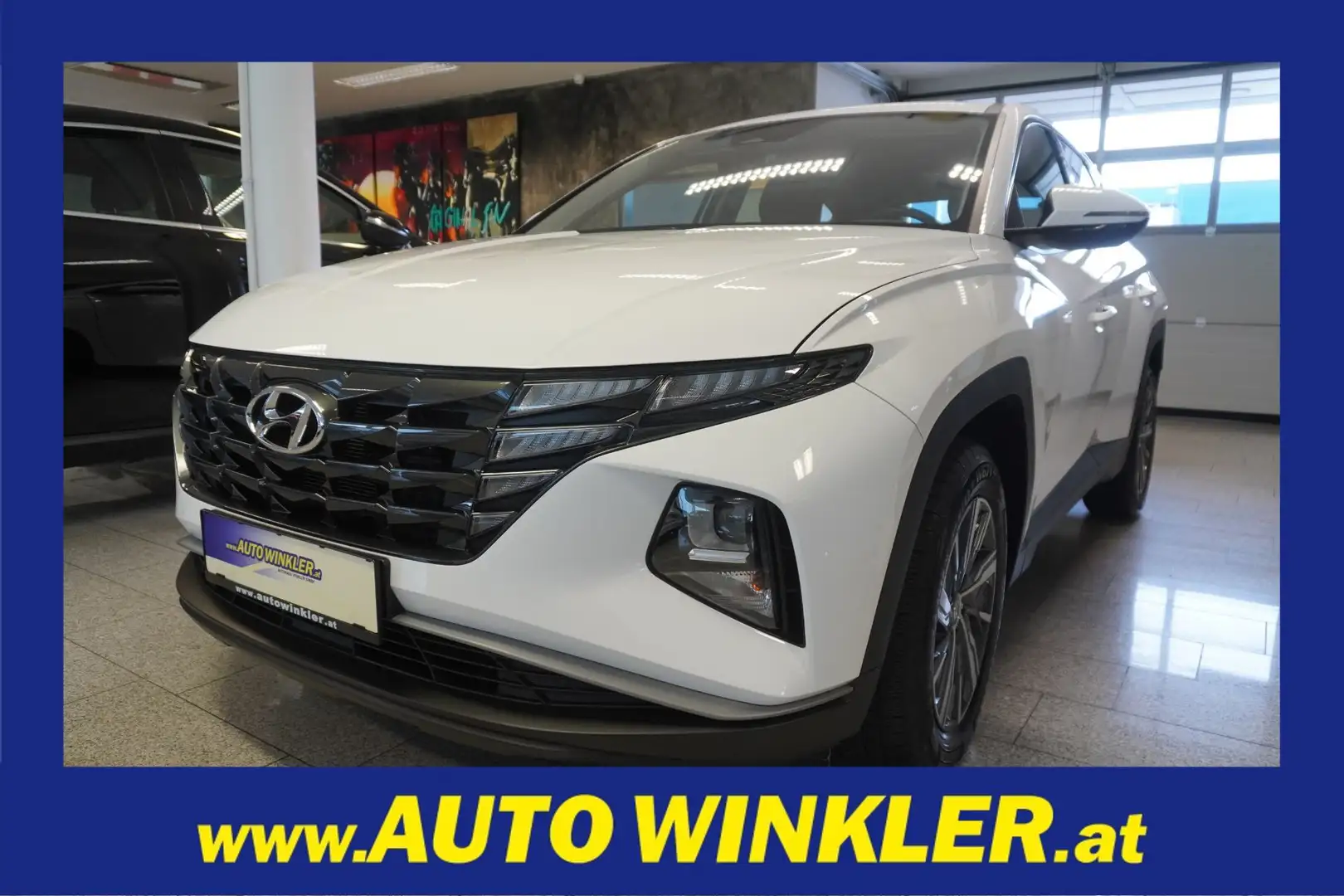 Hyundai TUCSON 1,6 T-GDI Hybrid 2WD Aut Blanc - 1
