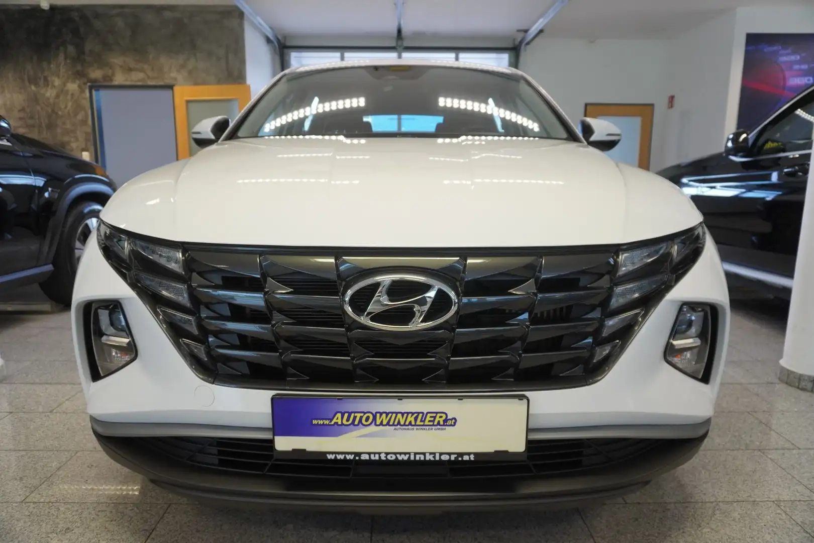 Hyundai TUCSON 1,6 T-GDI Hybrid 2WD Aut Blanc - 2