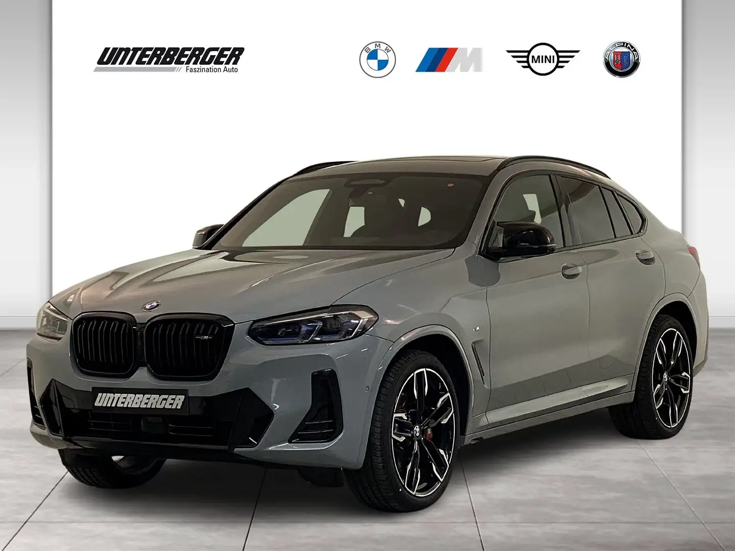 BMW X4 M 40d Laser DA+ PA+ HUD Pano AHK HK Сірий - 1