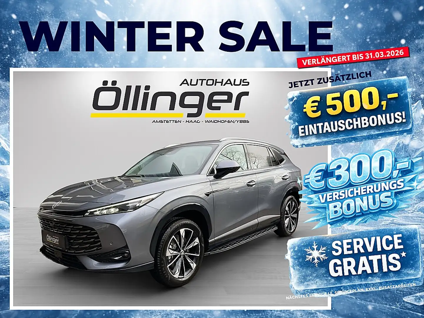 MG HS PHEV+ Luxury 21,4kWh Aut. Grau - 1