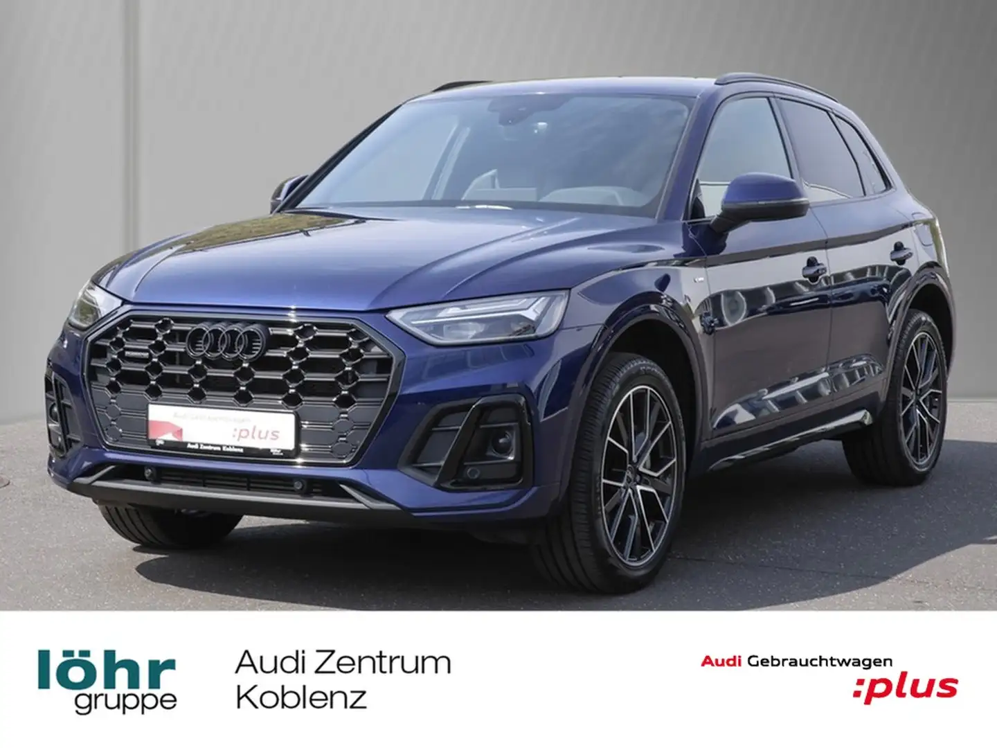 Audi Q5 55 TFSI e S line Navi AHK Kamera Business Blau - 1