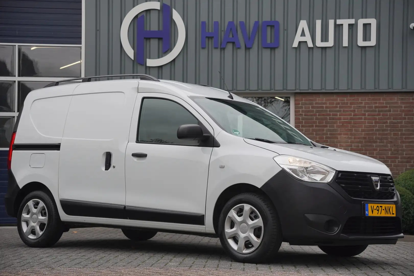 Dacia Dokker 1.3 TCe, AIRCO, BTW-BPM-VRIJ, CRUISE CONTROL Blanc - 1