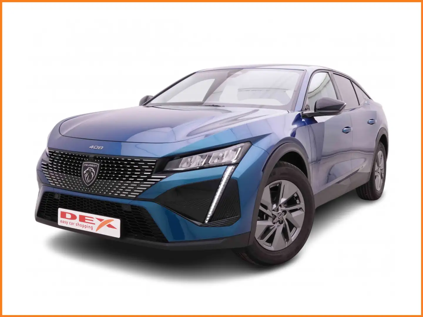 Peugeot 408 1.2 T 130 EAT8 Allure + GPS + CAM + LED + ALU17 Bleu - 1