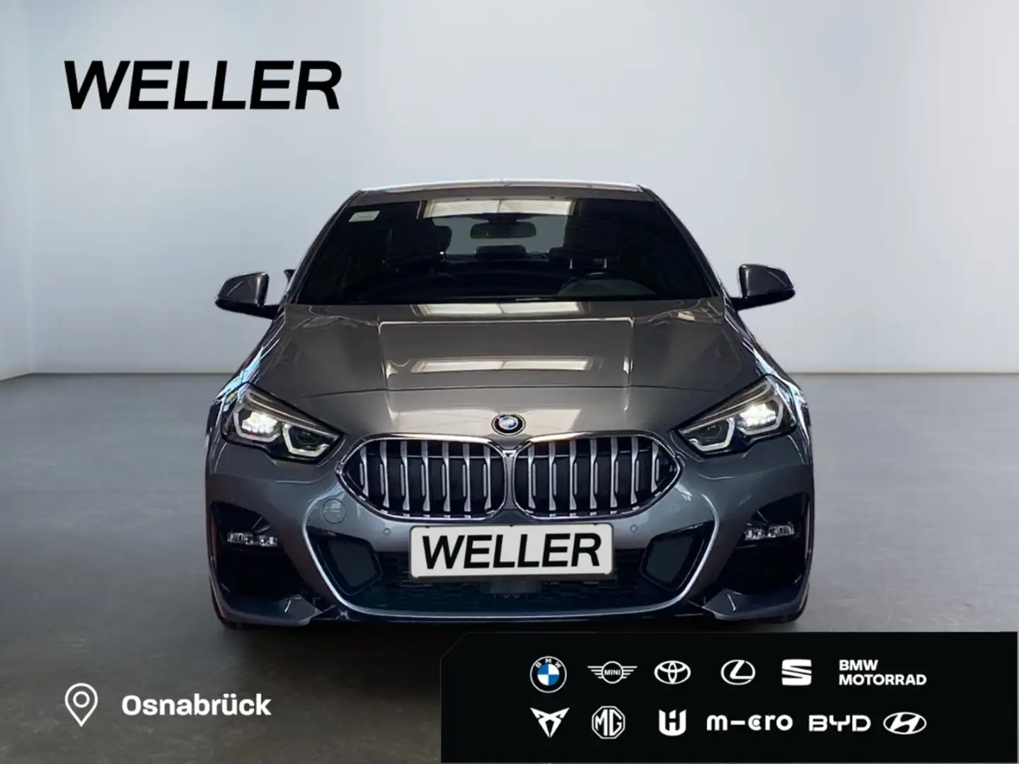 BMW 218 Gran Coupe d M Sport *AHK*CarPlay*PDC v+h*SHZ* Gris - 2