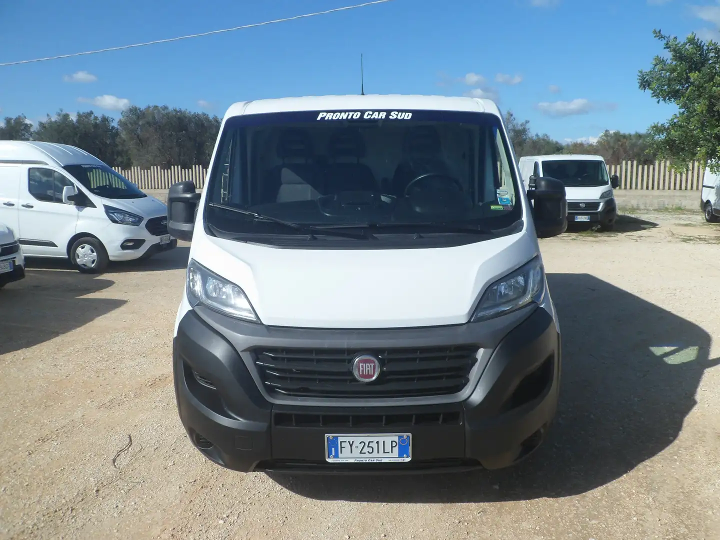 Fiat Ducato furgone lungo tetto basso Bianco - 2