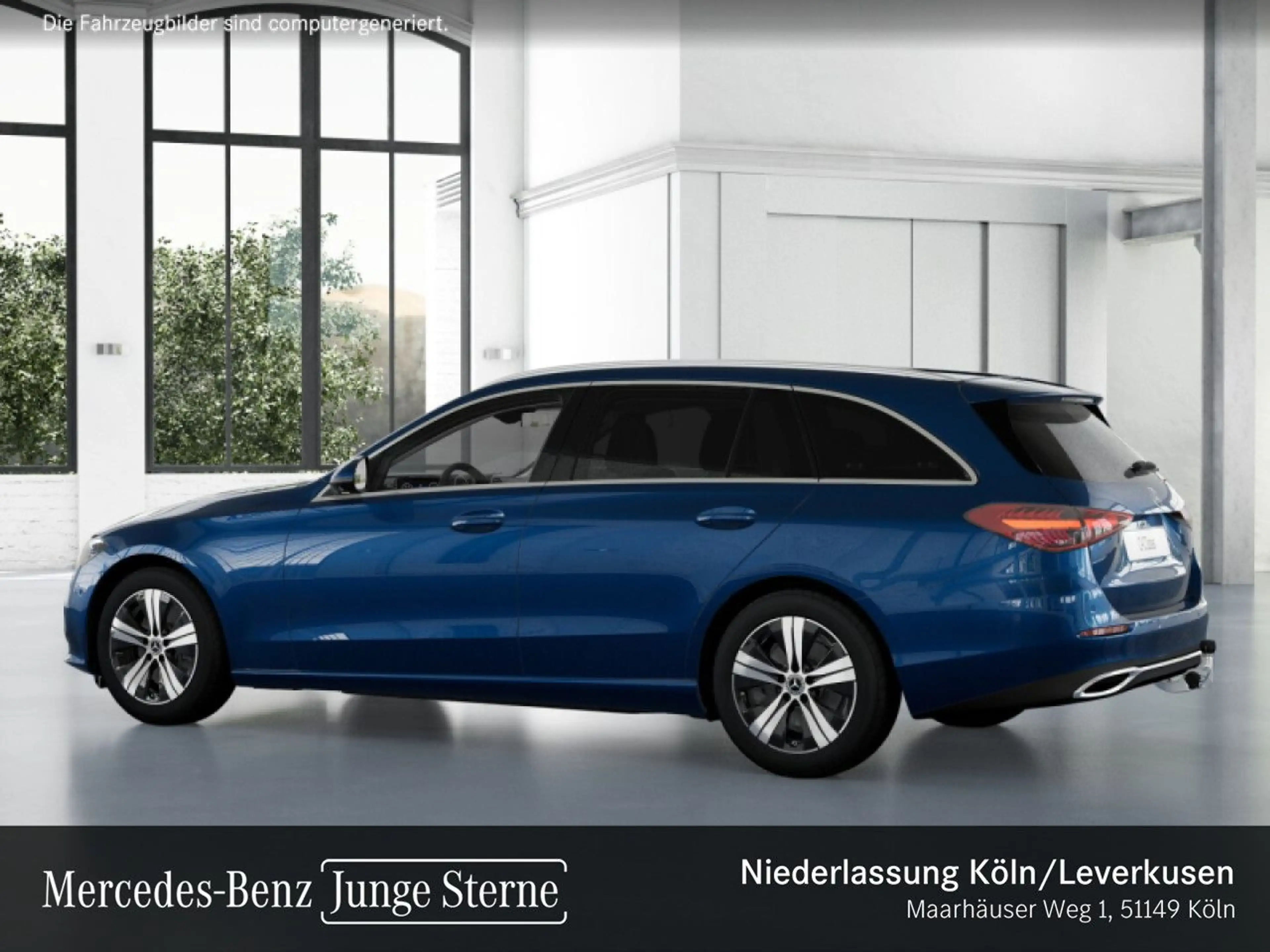 Mercedes-Benz C 300 d T AVANTG+360+AHK+LED+TOTW+KEYLESS+9G — photo 14