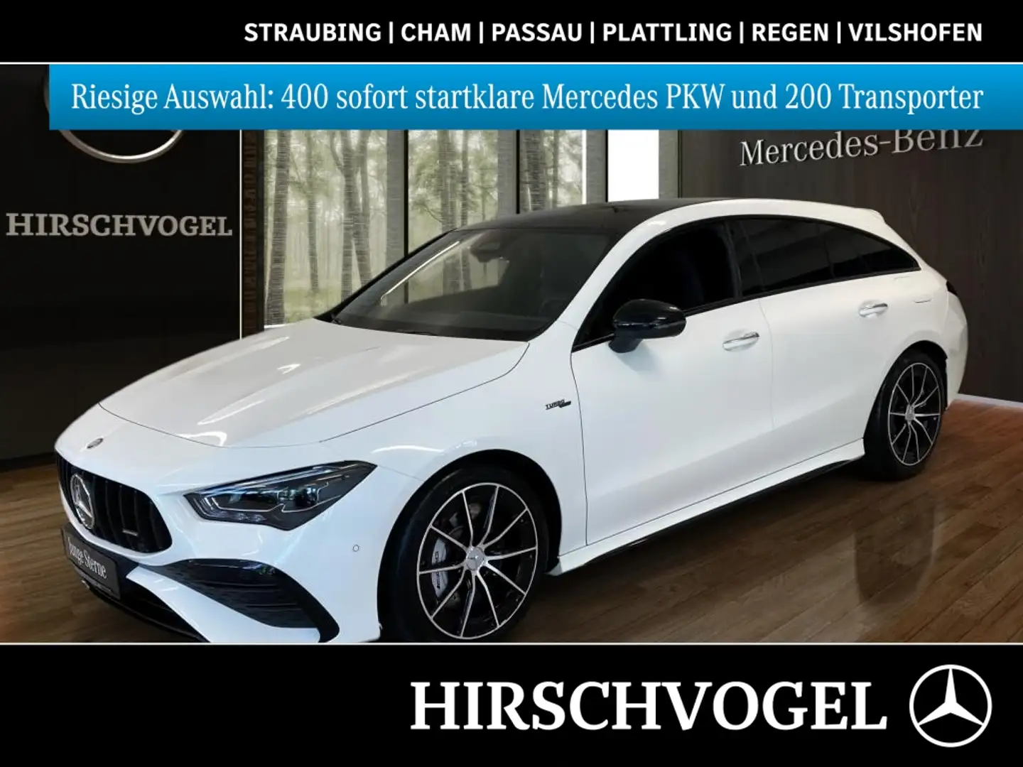 Mercedes-Benz CLA 35 AMG 4M SB Night+Pano+KEYLESS+Burmest+Kam Blanc - 1