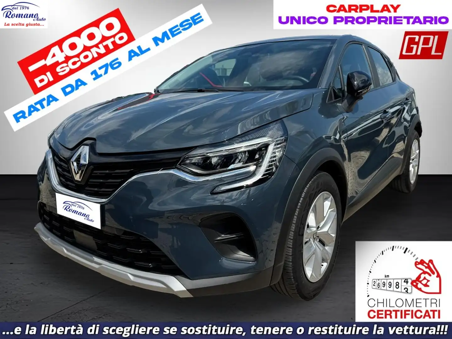 Renault Captur 1.0 tce Business Gpl 100cv Blu/Azzurro - 1