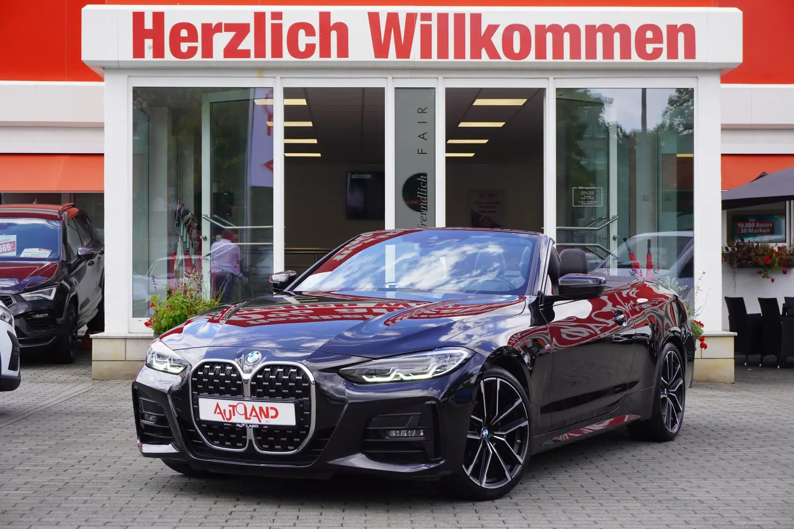 BMW 420 420i Cabrio M Sport Aut. LED Navi 360° Zwart - 2