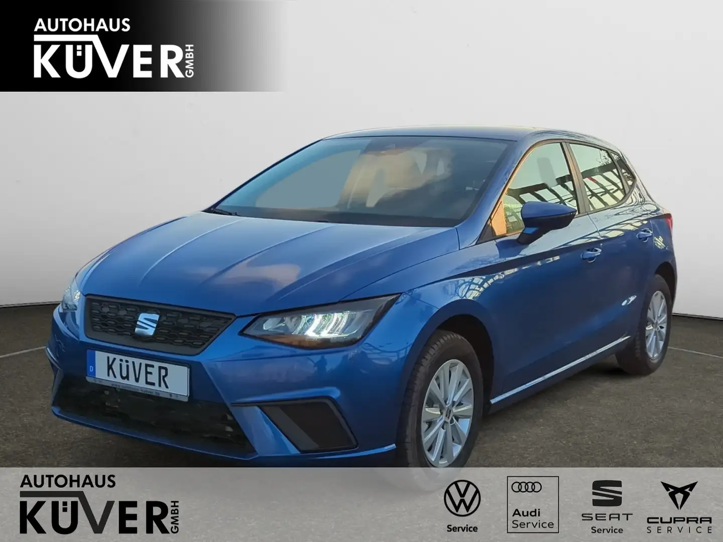 SEAT Ibiza Style 1.0 TSI DSG ACC+LED+Shzg.+PDC+GJR GJR*ACC*LE Blau - 1