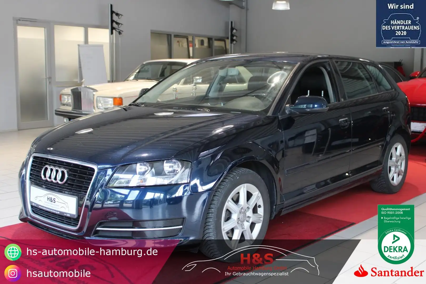 Audi A3 Sportback 1.4 TFSI Automatik / TÜV-04/27 / Gepfleg Blau - 1