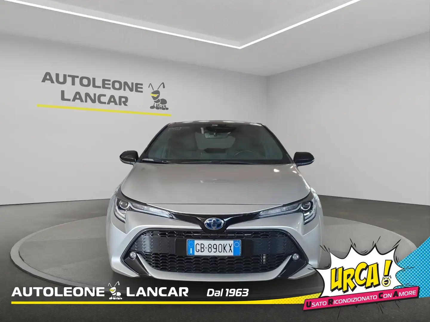 Toyota Corolla 2.0 Hybrid HEV Style e-cvt 153cv 1 PROPRIETARIO Gris - 2