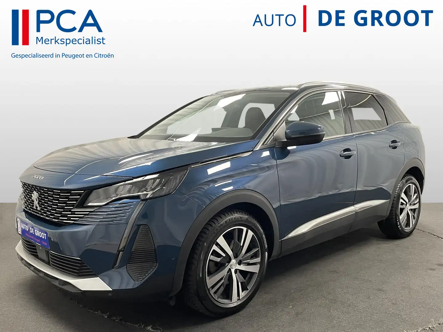 Peugeot 3008 ALLURE PACK 130pk 3D-Dash | Navi+Carplay | Keyless Blauw - 1
