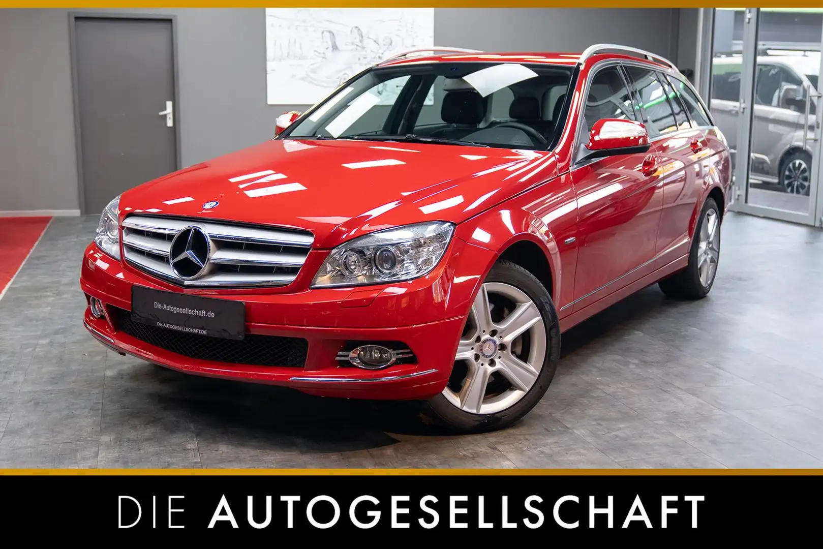 Mercedes-Benz C 320 T Avantgard*XENON*NAVI*TEMPOMAT*SHZ* Rot - 1