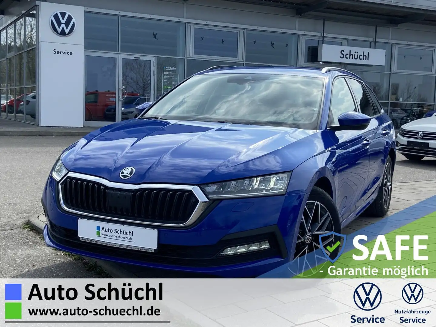 Skoda Octavia Combi 2.0 TDI DSG CLEVER 17"+AHK+NAVI-CO Blau - 1