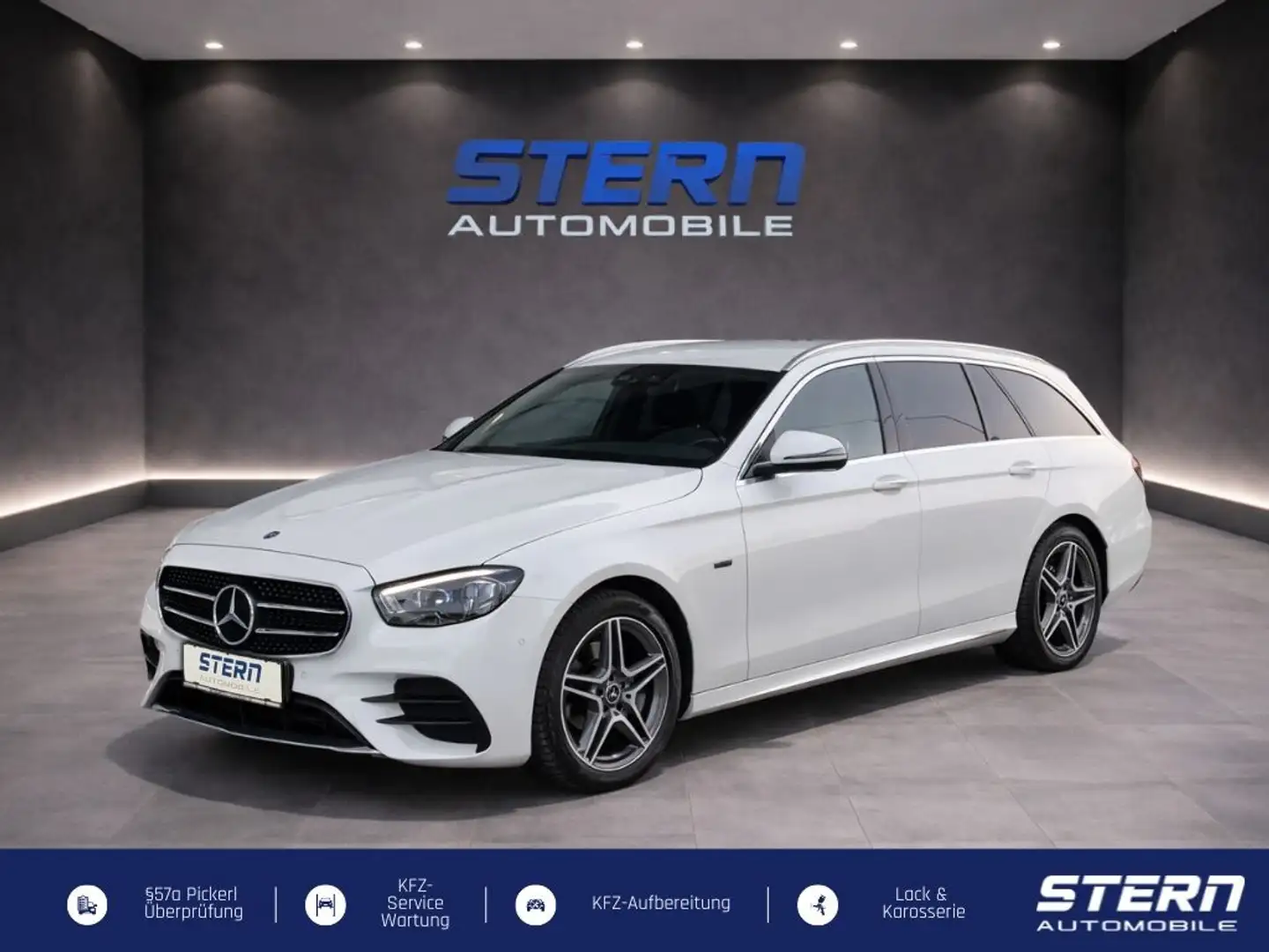 Mercedes-Benz E 300 de PHEV T Aut. *AMG-LINE*MEMORY*ASSIST* Weiß - 1